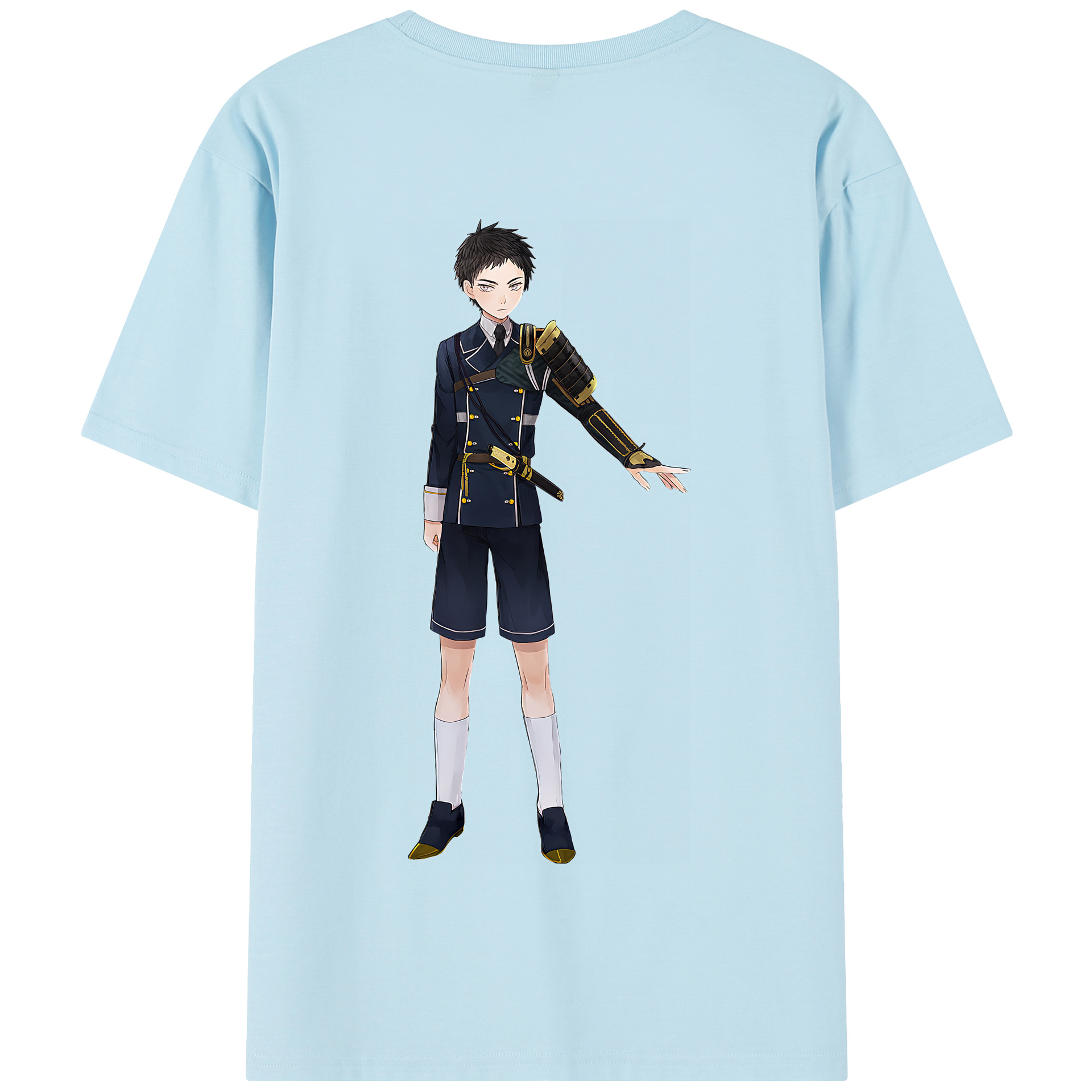 （画像用） 刀剣乱舞 Touken Ranbu 綿100％半袖Tシャツ（背面プリント）